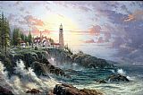 Thomas Kinkade Clearing Storms painting